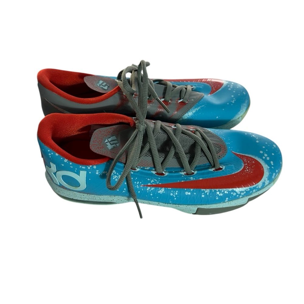 Nike KD6 Maryland Blue Crab Athletic Shoes Sneakers Youth 7